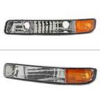 1999-2006 GMC Sierra/2007 Sierra Classic/2000-2006 Yukon/XL Factory Style Bumper Lights (Chrome Housing/Clear Lens)