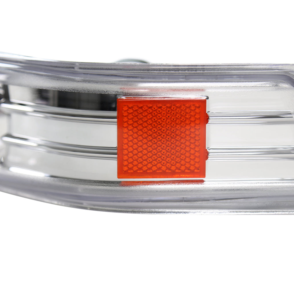 1998-2004 Chevrolet S10/ GMC Sonoma LED Bumper Lights (Chrome Housing/Clear Lens)