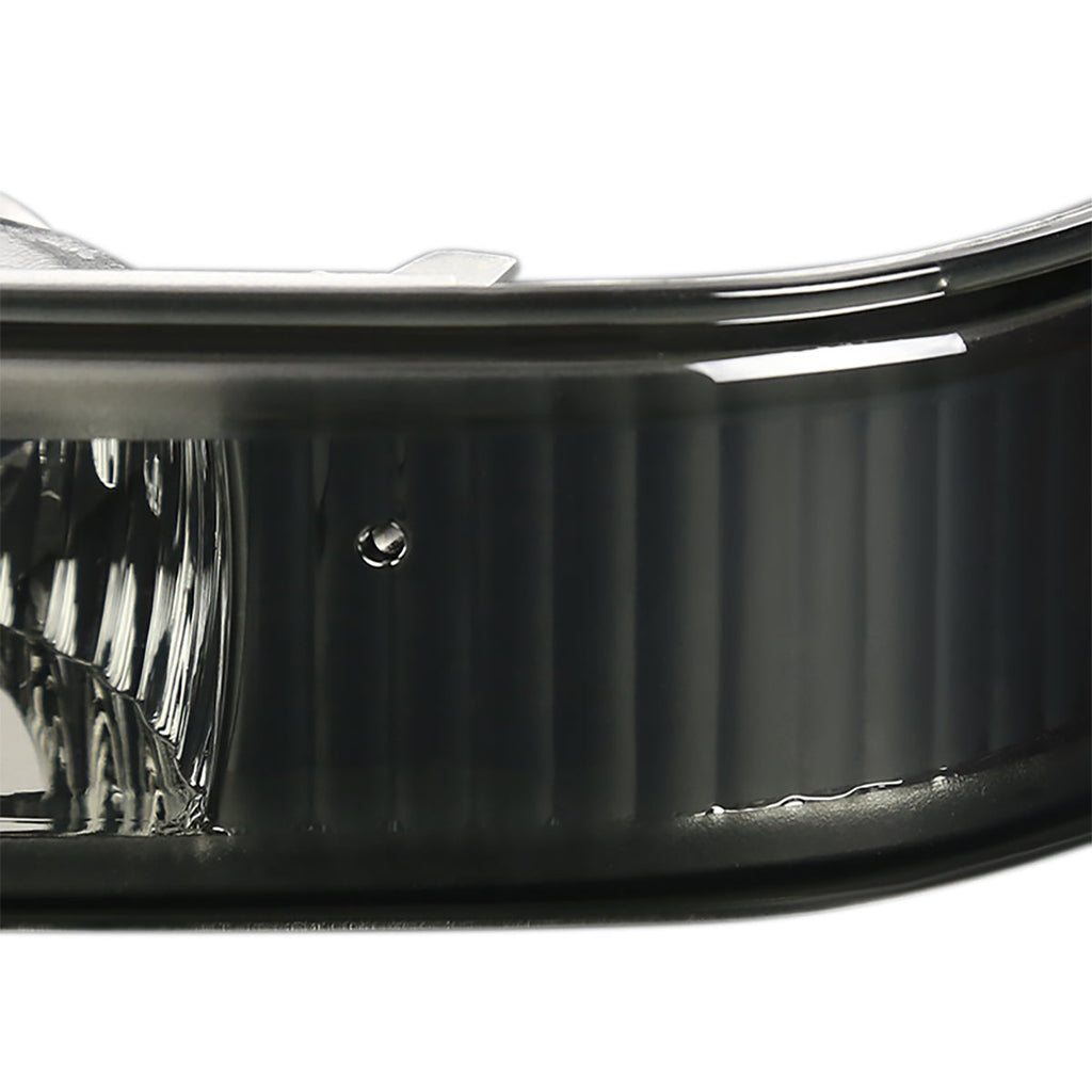 1998-2004 Chevrolet S10/ GMC Sonoma Bumper Lights (Chrome Housing/Smoked Lens)