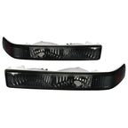 1998-2004 Chevrolet S10/ GMC Sonoma Bumper Lights (Chrome Housing/Smoked Lens)