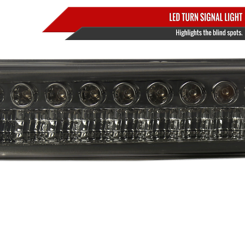 1998-2004 Chevrolet S10/ GMC Sonoma LED Bumper Lights (Chrome Housing/Smoked Lens)