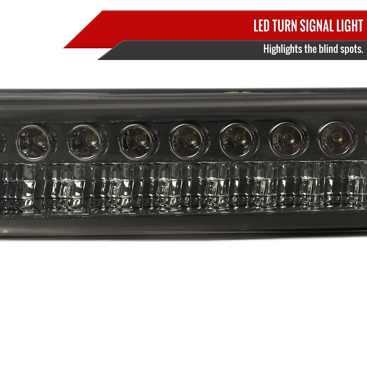 1998-2004 Chevrolet S10/ GMC Sonoma LED Bumper Lights (Chrome Housing/Smoked Lens)