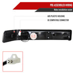 1998-2004 Chevrolet S10/ GMC Sonoma LED Bumper Lights (Matte Black Housing/Clear Lens)