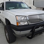 2002-2007 Chevrolet Silverado/Avalanche Bumper Lights (Chrome Housing/Clear Lens)