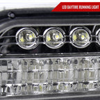 1999-2002 Chevrolet Silverado/ 2000-2006 Tahoe Suburban LED Bumper Lights (Chrome Housing/Clear Lens)