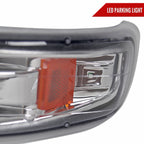 1999-2002 Chevrolet Silverado/ 2000-2006 Chevrolet Tahoe/Suburban Dual Halo Projector Headlights with LED Sequential Turn Signal Bumper Lights (Chrome Housing/Clear Lens)