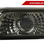 1999-2002 Chevrolet Silverado/ 2000-2006 Tahoe Suburgan Bumper Lights (Chrome Housing/Smoked Lens)
