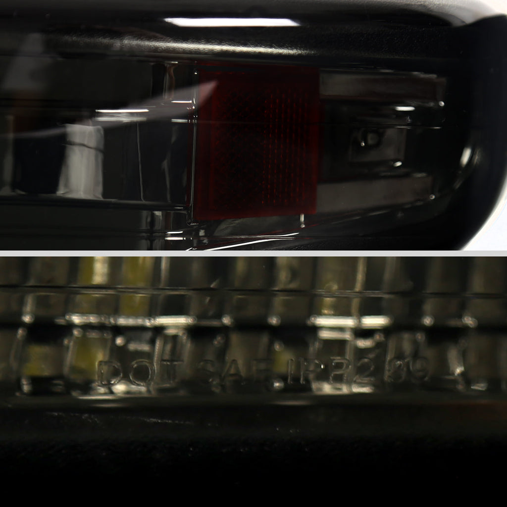 1999-2002 Chevrolet Silverado/ 2000-2006 Suburban/Tahoe Factory Style Headlights with LED Bumper Corner Signal Lights (Chrome Housing/Smoked Lens)