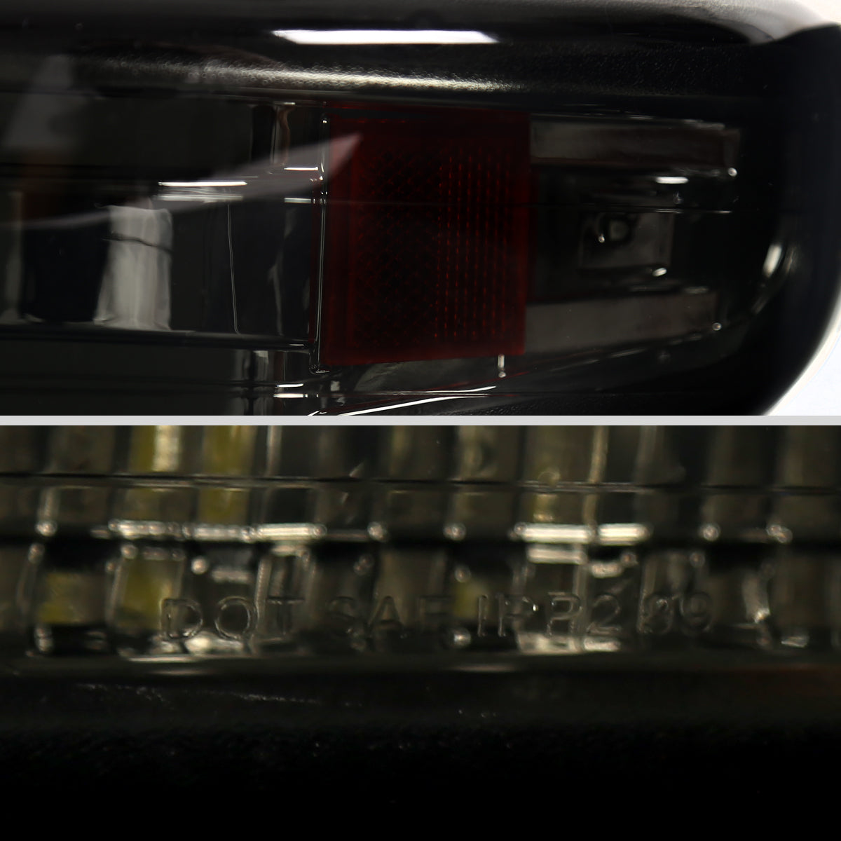 1999-2002 Chevrolet Silverado/ 2000-2006 Suburban/Tahoe Factory Style Headlights with LED Bumper Corner Signal Lights (Chrome Housing/Smoked Lens)