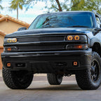 1999-2002 Chevrolet Silverado/ 2000-2006 Tahoe Suburban Bumper Lights (Matte Black Housing/Clear Lens)