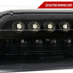 1999-2002 Chevrolet Silverado/ 2000-2006 Tahoe Suburban LED Bumper Lights (Matte Black Housing/Clear Lens)