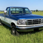 1992-1996 Ford F-150/F-250/F-350/Bronco Factory Style Headlights w/ Bumper & Corner Lights (Chrome Housing/Clear Lens)