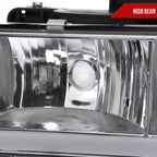 1994-1998 GMC C10/Sierra/Suburban/Yukon Factory Style Headlights w/LED Strip and Bumper & Corner Lights (Chrome Housing/ Clear Lens)