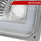 1994-1998 GMC C10 / C/K / Suburban / Sierra / Yukon  LED Bar Factory Style Headlights, Corner Lights, and Bumper Lights (Chrome Housing/Clear Lens)