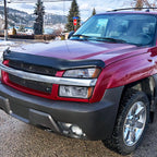 2002-2006 Chevrolet Avalanche 1500/2500 Factory Style Headlights w/ Bumper Signal Lights (Chrome Housing/Clear Lens)