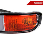 1999-2006 GMC Sierra/2007 Sierra Classic/2000-2006 Yukon/XL Factory Style Headlights and Sequential Turn Signal Bumper Lights (Chrome Housing/Clear Lens)