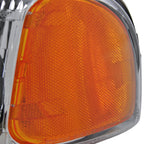 1999-2006 GMC Sierra/Yukon/Yukon XL Factory Style Crystal Headlights w/ Bumper Lights (Chrome Housing/Clear Lens)