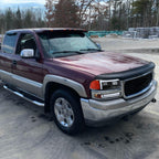 1999-2006 GMC Sierra/2007 Sierra Classic/2000-2006 Yukon/XL Factory Style Headlights and Sequential Turn Signal Bumper Lights (Matte Black Housing/Clear Lens)