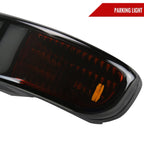 1999-2006 GMC Sierra/2007 Sierra Classic/2000-2006 Yukon/XL Factory Style Headlights and Sequential Turn Signal Bumper Lights (Matte Black Housing/Smoked Lens)