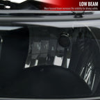 1999-2006 GMC Sierra/2007 Sierra Classic/2000-2006 Yukon/XL Factory Style Headlights and Bumper Lights with Amber Reflector (Matte Black Housing/Smoked Lens)