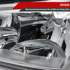 2002-2006 Chevrolet Avalanche/ 2003-2007 Silverado Factory Style Headlights w/ Bumper Lights (Chrome Housing/Clear Lens)