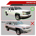 2002-2006 Chevrolet Avalanche/ 2003-2007 Silverado Factory Style Headlights w/ Bumper Lights (Chrome Housing/Smoked Lens)
