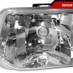 1999-2002 Chevrolet Silverado/ 2000-2006 Suburban/Tahoe Factory Style Headlights with Bumper Corner Signal Lights (Chrome Housing/Clear Lens)