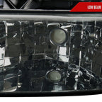 1999-2002 Chevrolet Silverado/ 2000-2006 Suburban/Tahoe Factory Style Headlights with Bumper Corner Signal Lights (Chrome Housing/Smoked Lens)