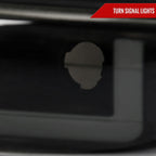 1999-2002 Chevrolet Silverado 1500 2500 / 2000-2006 Tahoe Suburban LED Bar Factory Style Headlights & Bumper Lights with Amber Reflector (Black Housing/Smoked Lens)