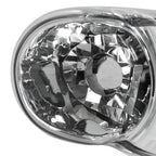 2001-2006 GMC Yukon + XL Denali/ 2002-2006 GMC Sierra Denali Dual Halo Projector Headlights w/ Bumper Lights (Chrome Housing/Clear Lens)