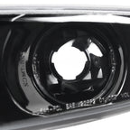2001-2006 GMC Yukon + XL Denali/ 2002-2006 GMC Sierra Denali Dual Halo Projector Headlights w/ Bumper Lights (Jet Black Housing/Clear Lens)