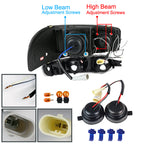 2001-2006 GMC Yukon + XL Denali/ 2002-2006 GMC Sierra Denali Dual Halo Projector Headlights w/ Bumper Lights (Jet Black Housing/Clear Lens)