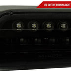 1999-2002 Chevrolet Silverado/ 2000-2006 Chevrolet Tahoe/Suburban Dual Halo Projector Headlights with LED Sequential Turn Signal Bumper Lights (Black Housing/Smoked Lens)
