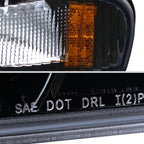 2004-2012 Chevrolet Colorado / GMC Canyon Corner Lights (Glossy Black Housing/Smoked Lens)
