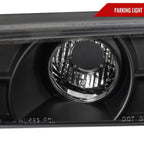 2004-2012 Chevrolet Colorado GMC Canyon Corner Lights (Matte Black Housing/Clear Lens)
