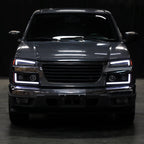 2004-2012 Chevrolet Colorado/GMC Canyon Full LED Bumper Corner Signal Lights (Matte Black Housing/Clear Lens)