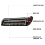 2004-2012 Chevrolet Colorado/GMC Canyon Full LED Bumper Corner Signal Lights (Matte Black Housing/Smoked Lens)