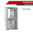 1994-1998 Chevrolet C/K C10/Tahoe/Suburban/Silverado Corner Lights (Chrome Housing/Clear Lens)
