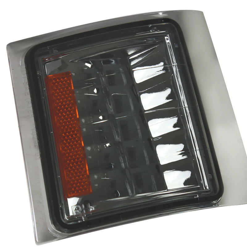 1994-1999 Chevrolet C/K Silverado/Tahoe Corner Lights (Chrome Housing/Smoked Lens)
