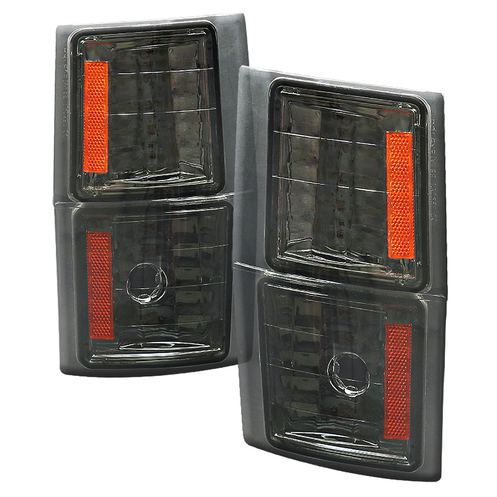 1994-1999 Chevrolet C/K Silverado/Tahoe Corner Lights (Chrome Housing/Smoked Lens)