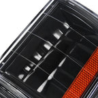 1994-1999 Chevrolet C/K Silverado/Tahoe/Suburban Corner Lights (Matte Black Housing/Clear Lens)