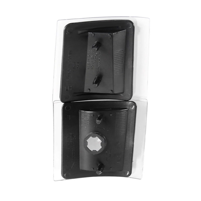 1994-1999 Chevrolet C/K Silverado/Tahoe/Suburban Corner Lights (Matte Black Housing/Clear Lens)