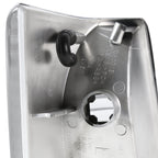 1993-1998 Jeep Grand Cherokee Corner Lights w/ Amber Reflectors (Chrome Housing/Clear Lens)
