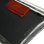 1988-1993 GMC Sierra/Yukon Chevrolet Silverado Corner Lights w/ Amber Reflectors (Matte Black Housing/Clear Lens)