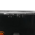 1988-1993 GMC Sierra/Yukon Chevrolet Silverado Corner Lights w/ Amber Reflectors (Matte Black Housing/Clear Lens)