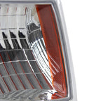 1993-1997 Ford Ranger Factory Style Corner Parking Turn Signal Lights (Chrome Housing/Clear Lens)