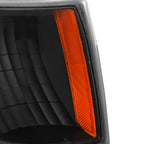 1993-1997 Ford Ranger Factory Style Corner Parking Turn Signal Lights (Matte Black Housing/Clear Lens)