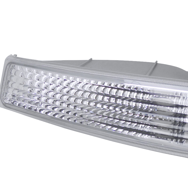 1998-2000 Ford Ranger Corner Parking Turn Signal Lights (Chrome Housing/Clear Lens)
