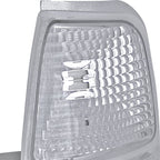 1998-2000 Ford Ranger Corner Parking Turn Signal Lights (Chrome Housing/Clear Lens)