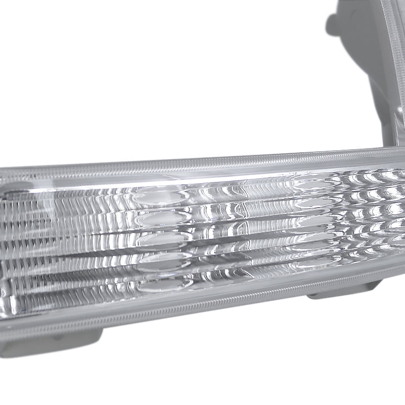 1998-2000 Ford Ranger Corner Parking Turn Signal Lights (Chrome Housing/Clear Lens)